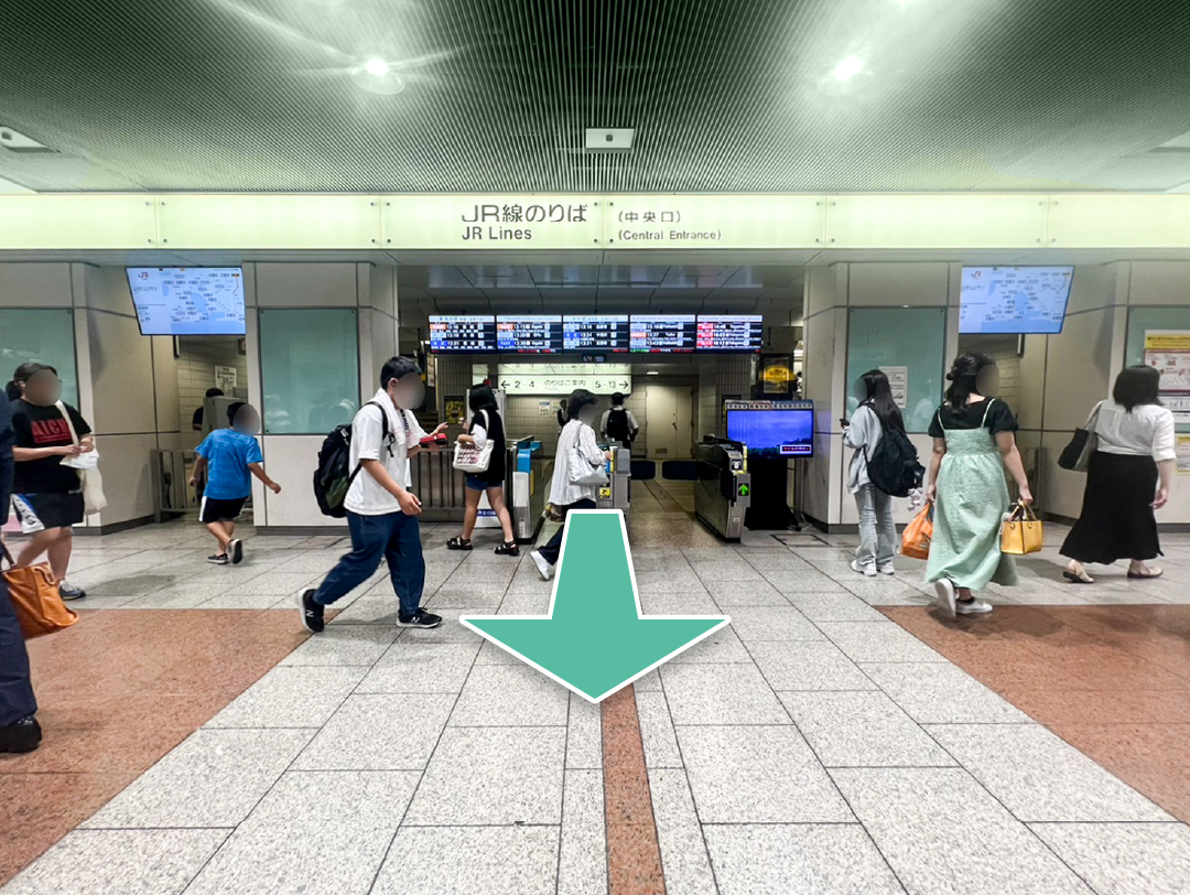 JR線名古屋駅中央口改札